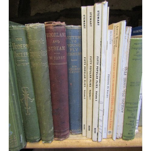 712 - An extensive library of books associated with the pursuit of fishing (60+) many late 19th & early 20... 