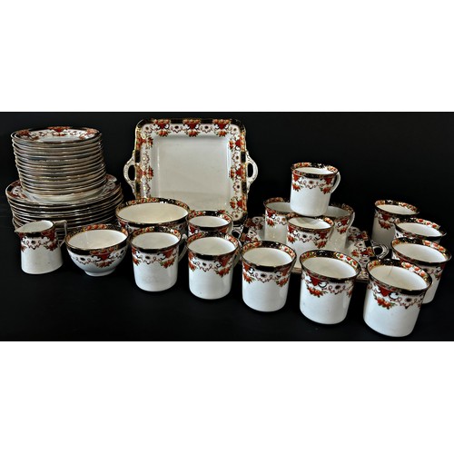 11 - A quantity of Sutherland china coffee and tea wares together with a quantity of Royal Albert Crown c... 