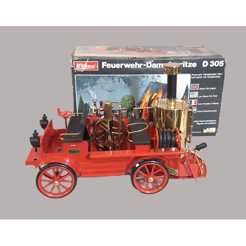 851 - Live Steam Fire Engine D305 by Wilesco in original box