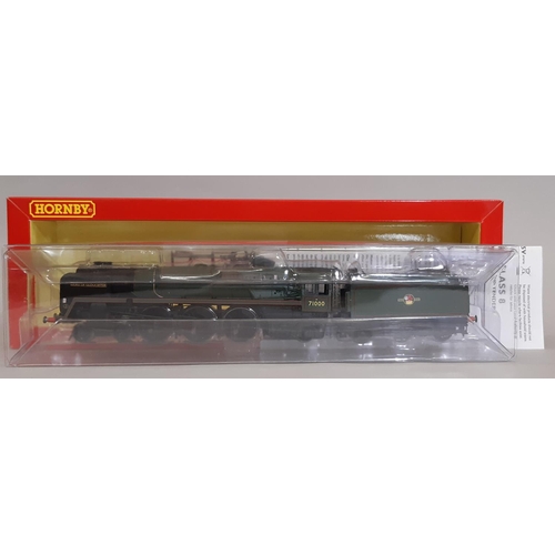 862 - 00 gauge R3236 steam locomotive by Hornby; Class 8 'Duke of Gloucester' 4-6-2 71000 in BR green with... 