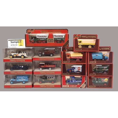 882 - Large collection of approx 75 Matchbox Models of Yesteryear in maroon boxes including limited editio... 