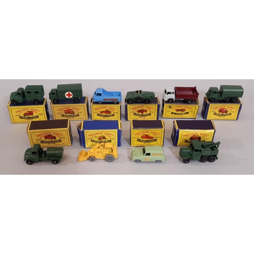 884 - 10 Matchbox Series boxed model vehicles by Lesney and Moko  Lesney (1954-1961) comprising Numbers 3,... 