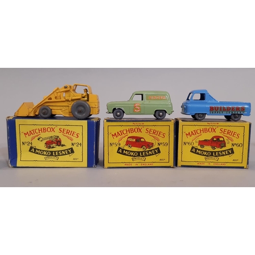 884 - 10 Matchbox Series boxed model vehicles by Lesney and Moko  Lesney (1954-1961) comprising Numbers 3,... 