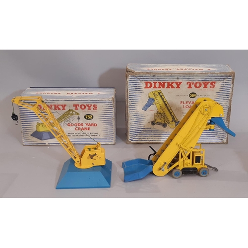 898 - 5 boxed Dinky toys 1950's-60's comprising 982 Pullman Car Transporter, 752 Goods Crane, 564 Elevator... 