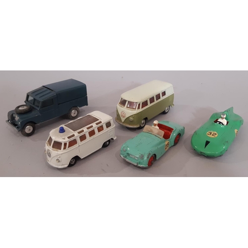 899 - A mixed collection of vintage model vehicles including boxed Corgi 50 Massey Ferguson Tractor and  D... 