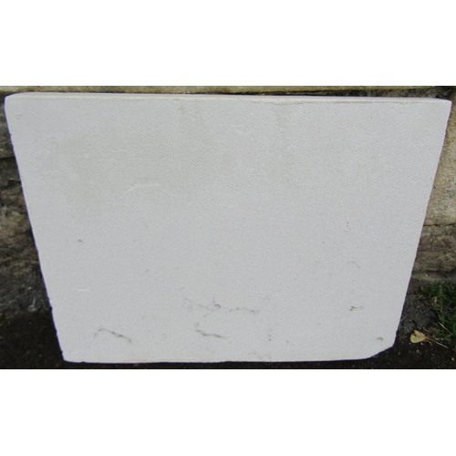 1277 - A contemporary rectangular plaster shell plaque 38 cm x 50 cm