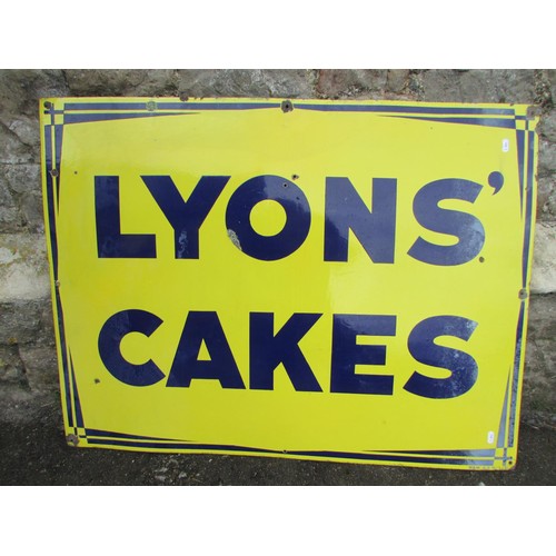 1299 - A vintage rectangular enamel sign advertising 