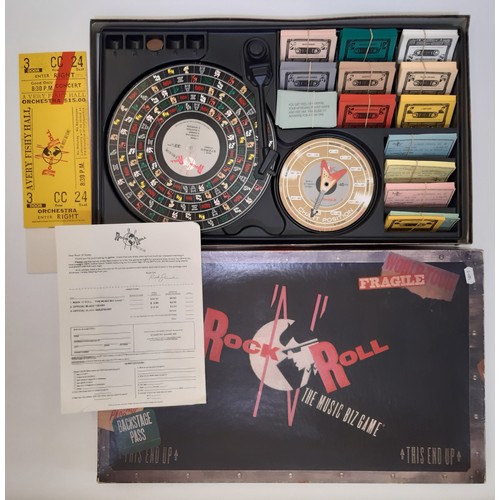 866 - A collection of vintage games and models including Rock N Roll The Music Biz Game by Symmetry, Taxi,... 