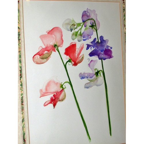 1967 - Three watercolour botanical studies by different artists, to include: Flappy Lane Fox (British, Cont... 