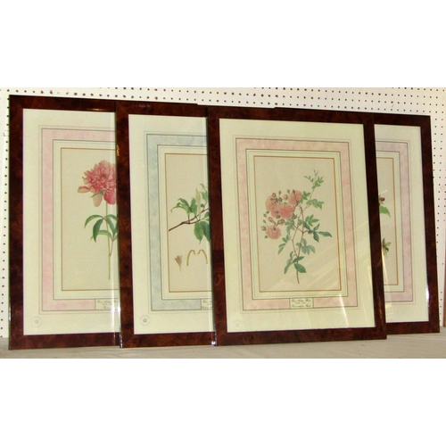 1973 - After Franz Andrea Bauer (1758-1840) - A set of four colour prints of botanical studies, each titled... 