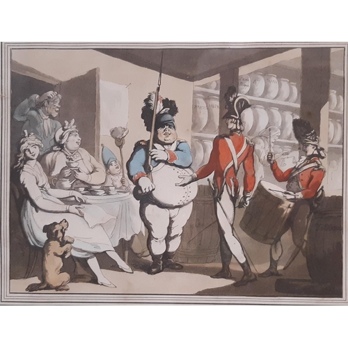 1931 - Joseph Heinrich Schütz (1760-1822) after Thomas Rowlandson (1756-1827) - Two hand-coloured aquatint ... 