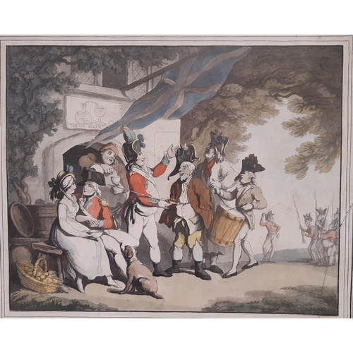 1931 - Joseph Heinrich Schütz (1760-1822) after Thomas Rowlandson (1756-1827) - Two hand-coloured aquatint ... 