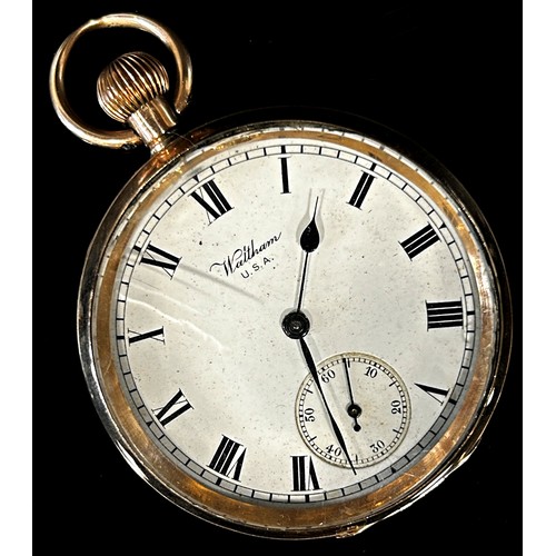 421 - Two yellow gold fob watches and another to include a French 18ct yellow gold cased example, marked K... 