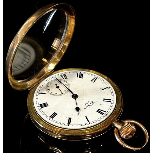 421 - Two yellow gold fob watches and another to include a French 18ct yellow gold cased example, marked K... 