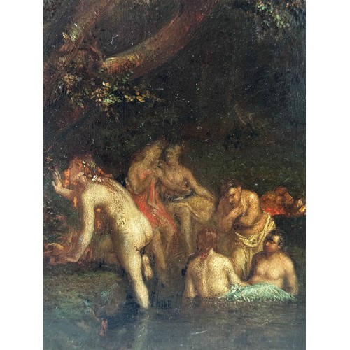 1958 - Continental School, Circle of Henri-Théodore Fantin-Latour (1836-1904) - Mythological scene with bat... 