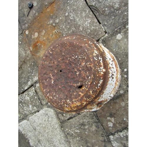 1041 - An old weathered United Dairies milk churn. 

From the collection of a private North Cotswolds estat... 