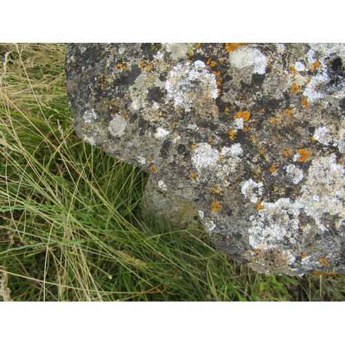 1119 - A weathered natural staddle stone and cap (2) 47cm high, 52cm cap diameter

From the collection of a... 