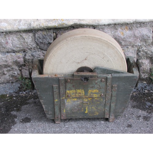 1226 - A small reclaimed steel water tank 49 cm high x 62 cm x 47 cm, together with two galvanised watering... 