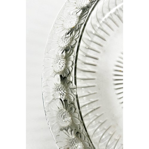 183 - A Lalique “Marguerites” glass bowl 36cm max wide, engraved Lalique France to the base. (Retail £1990... 