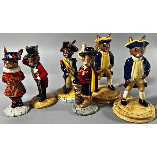 67 - A collection of 22 Bunnykins figures by Royal Doulton dressed as historical characters, the majority... 