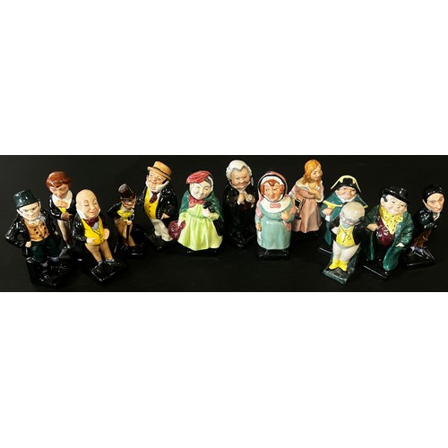 60 - A collection of 27 Royal Doulton Dickens figures including repeats