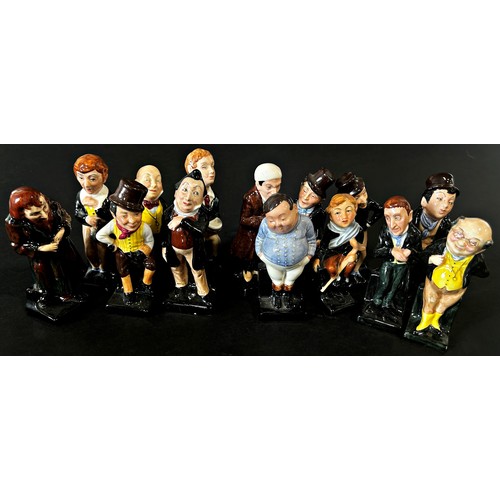 60 - A collection of 27 Royal Doulton Dickens figures including repeats