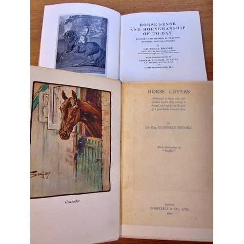 601 - Antiquarian hunting collection to include three books by M Horace Hayes: Riding on the Flat and Acro... 