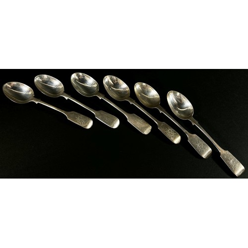 238 - 18 late Victorian silver teaspoons, maker Charles Boyton, 10 oz approximately