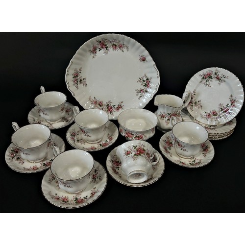 4 - A collection of Royal Albert Old Country Roses pattern tea ware comprising 12 cups and saucers, and ... 