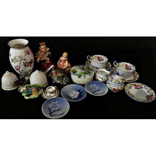 20 - A collection of Portmeirion Botanical china, Doulton character jug, Old King Cole, further Doulton f... 