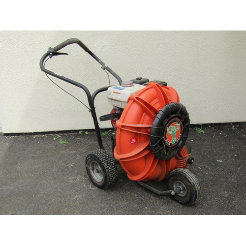 1101 - A Billy Goat Industries wheeled blower model F902H with 6.7kw engine (hardly used)