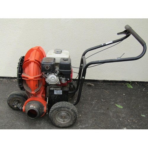 1101 - A Billy Goat Industries wheeled blower model F902H with 6.7kw engine (hardly used)