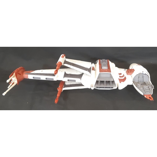 706 - A collection of Star Wars model vehicles including large scale AT AT Walker (height 63cm), Turbo Tan... 