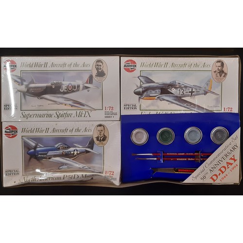 707 - Six 1990's boxed model kits of classic cars by Airfix, Burago, Italeri, Monogram and Tamiya together... 