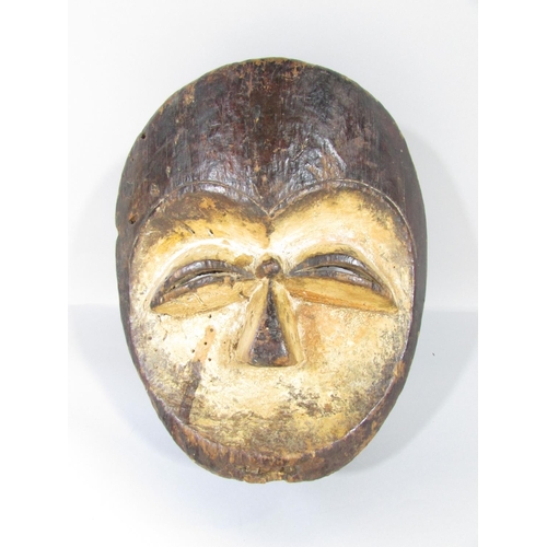 434 - Five African Tribal Masks, including Kwele, Ivory Coast, Cameroon, east and west Africa