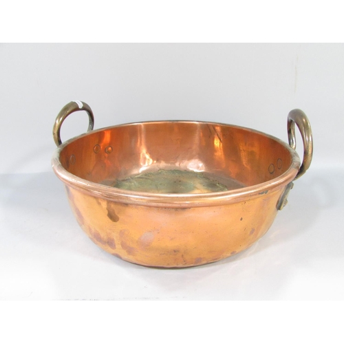 445 - A large brass  Mughal Indian copper engraved charger 69cm diameter , together with a copper preserve... 