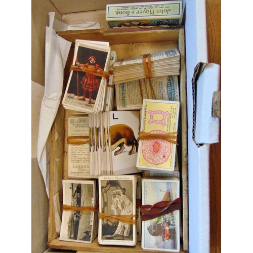 691 - A collection of nineteen cigarette card albums of various eras (to include The Reign of King George ... 