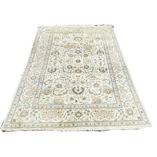 1759 - A Persian carpet circa 1950’s with sand all over scrolled floral pattern 211cm, x 140cm approximatel... 