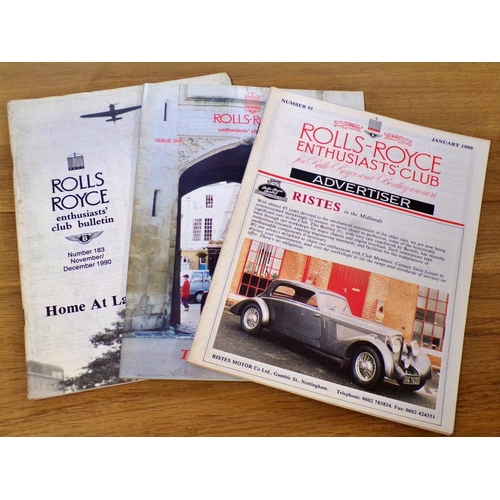 602 - Rolls Royce Enthusiasts' Club Yearbook, six editions 2015-2022 together with Rolls Royce, 75 Years o... 