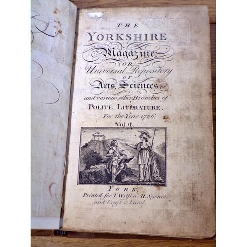 614 - Antiquarian library of books relating to Yorkshire - to include Yorkshire Magazine 1786, History of ... 