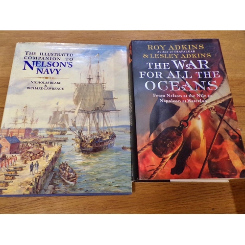 615 - A small library of books mainly referencing maritime history and activities, to include Uffa Fox's 