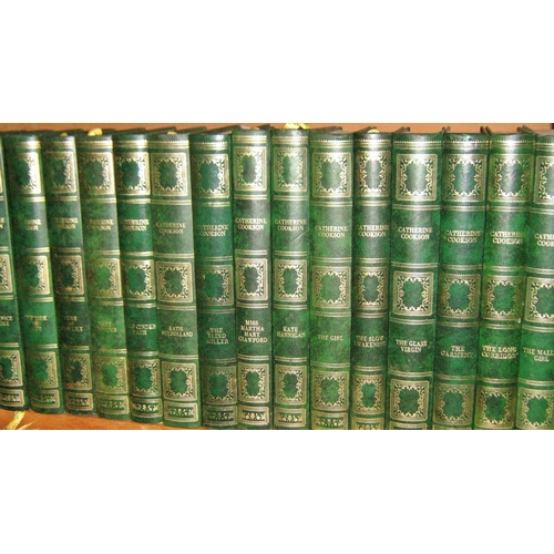 626 - Catherine Cookson collection (Reader's Digest) green leather bound (25) (1970s)