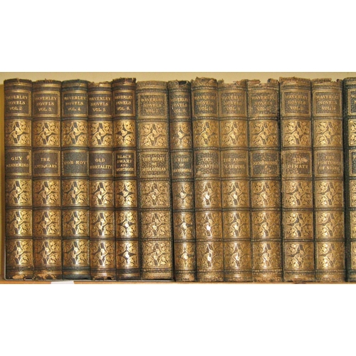 634 - Twenty-two volumes of Waverley Novels by Sir Walter Scott, The Melrose Edition, published Edinburgh ... 