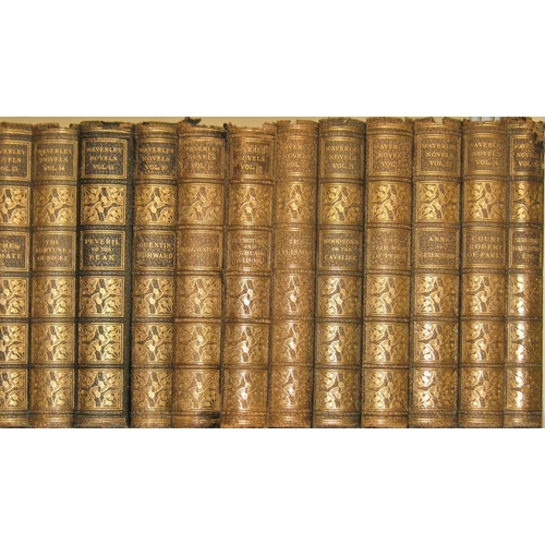 634 - Twenty-two volumes of Waverley Novels by Sir Walter Scott, The Melrose Edition, published Edinburgh ... 