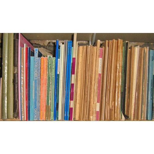 648 - An extensive collection of musical scores and choral books, to include classical / opera / songs fro... 