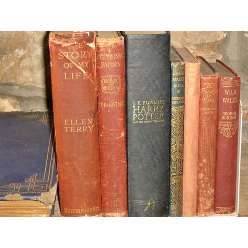 654 - Late 19th / early 20th century collection of history, literature and biography to include Henry Irvi... 