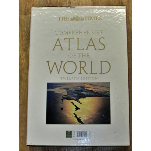 658 - A small collection of reference books to include The Times Complete Atlas of the World (45x30cm, ret... 