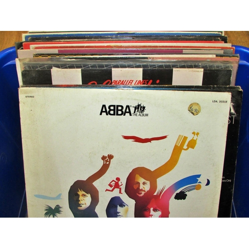 665 - A small collection of LPs to include Abba, Blondie, Bowie, Springsteen, Ultravox and others (25)