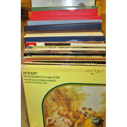 667 - An extensive collection of classical albums, including Mozart, Beethoven, Tchaikovsky and 5 of boxed... 