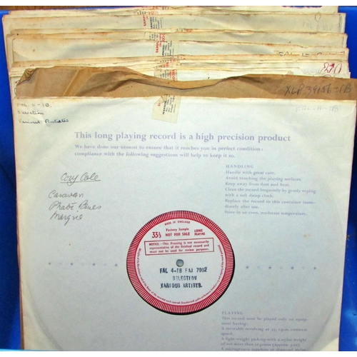 669 - Rare single sided factory sample records of jazz and blues
Artists include Cozy Cole, Duke Ellington... 